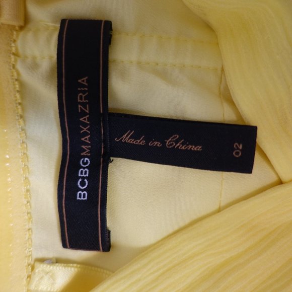 BCBG Sweatheart Neckline Long Ruffle Dress - Picture 5 of 8